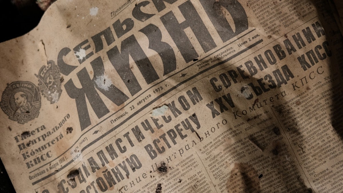 An old russian newspaper, "rural life".