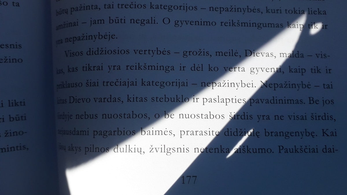 opened book